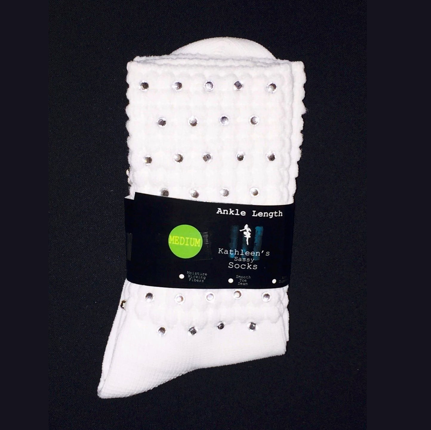 Kathleen's Sassy Socks - Ankle Length Bling